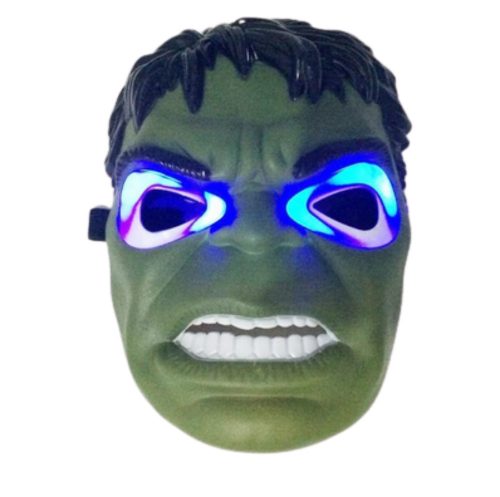 Világító HULK álarc, maszk - Avengers - ÚJ