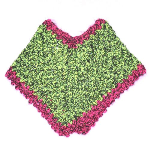 UV Zöld, Rózsaszín poncsó (68-74*)