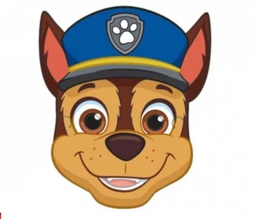 Chase papír álarc, maszk - Mancs őrjárat - Paw Patrol - ÚJ