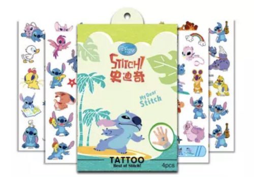 Lili és Stitch! matrica tetoválás (4 ív)