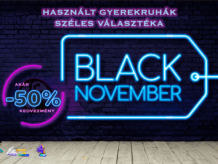  Black November Akció a KisemberSHOP-ban! 